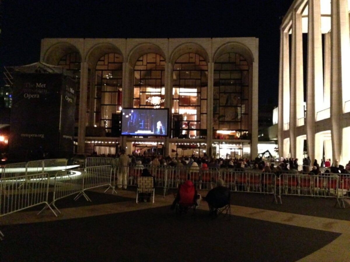 Love and a Whiff of Mortality - Outdoor film screening at Lincoln Center